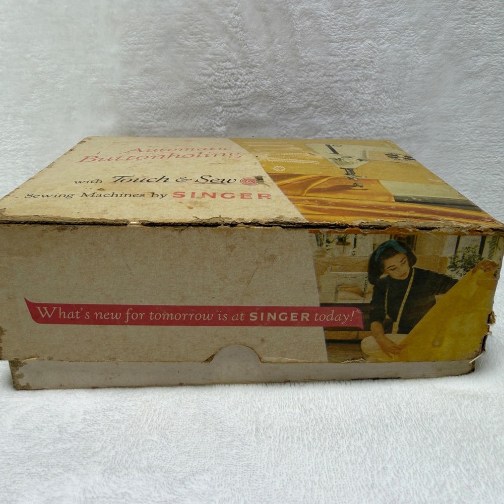 Vintage Singer Fashion Discs Set Touch & Sew Models 620 625 628 Buttonholing - Picture 7 of 8